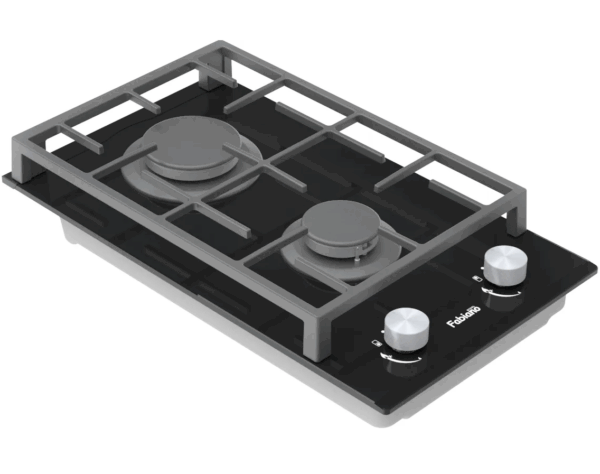 Aragaz Fabiano FHG 862 VGH Black Glass - imagine 2