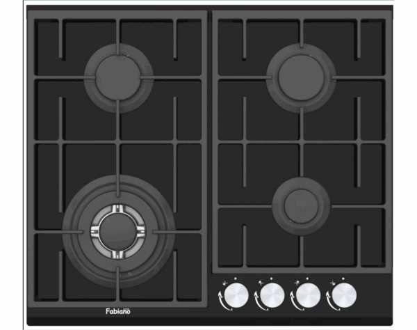 Aragaz Fabiano FHG 8244 VGHT Black - imagine 2