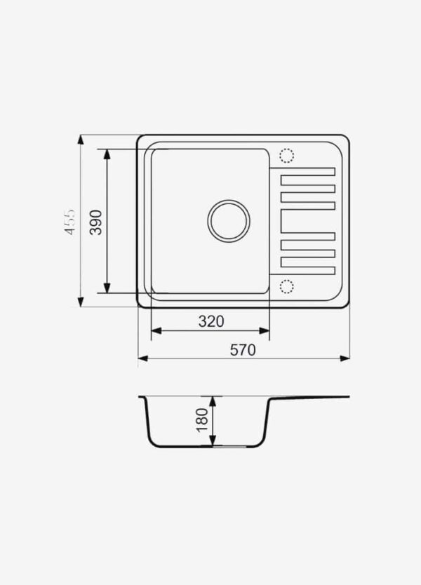 Chiuveta Granitex ETL 570 Mini - imagine 7