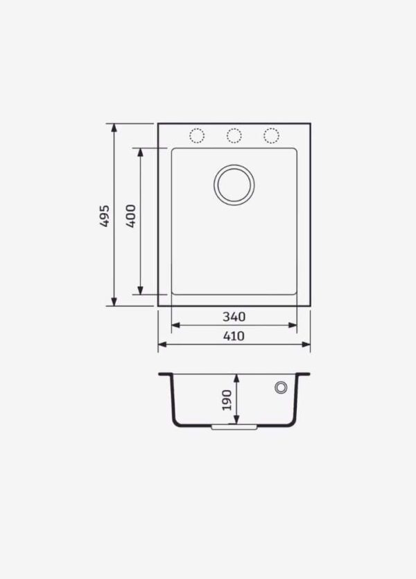 Chiuveta Granitex ETX 410 - imagine 5