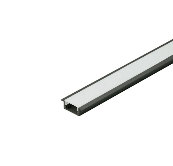 Profil negru led incadrat 3m